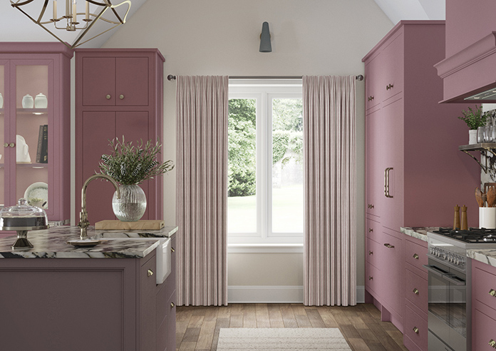 Emily Bond Oscar Stripe, Raspberry - Made to Measure Curtains - Image 3